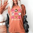 Baseball Nana Era Bows Baseball Mom Women Women's Comfort Colors T-Shirt Yam