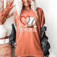 Baseball Nona Family Matching Cute Baseball Lover Women's Comfort Colors T-Shirt Yam