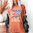 Baseball Player 100 Days Of School Sports Ice Cream Drip Premium Tri-Blend Women's Comfort Colors T-Shirt Yam