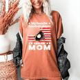 My Baseball Player Calls Me Mom Baseball Mom Women's Comfort Colors T-Shirt Yam