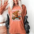 Baseball Player Christmas Gingerbread Smashing Through Snow Women's Comfort Colors T-Shirt Yam Baseball Player Christmas Gingerbread Smashing Through Snow Women's Comfort Colors T-Shirt Yam