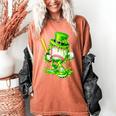 Baseball Player Ice Cream Drip Shamrocks St Patrick's Day Women's Comfort Colors T-Shirt Yam Baseball Player Ice Cream Drip Shamrocks St Patrick's Day Women's Comfort Colors T-Shirt Yam