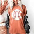 Baseball Sport Player Graphic Monogram Initial Letter C Women's Comfort Colors T-Shirt Yam Baseball Sport Player Graphic Monogram Initial Letter C Women's Comfort Colors T-Shirt Yam