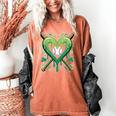 Baseball St Patricks Day Boys Girls Men Women Shamrock Green Women's Comfort Colors T-Shirt Yam Baseball St Patricks Day Boys Girls Men Women Shamrock Green Women's Comfort Colors T-Shirt Yam