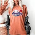 Bonus Mom Rookie Of Year 1st Birthday Baseball Theme Women's Comfort Colors T-Shirt Yam Bonus Mom Rookie Of Year 1st Birthday Baseball Theme Women's Comfort Colors T-Shirt Yam