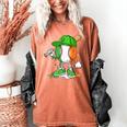 Boys St Patricks Day Kids Baseball Player Ice Cream Drip Women's Comfort Colors T-Shirt Yam Boys St Patricks Day Kids Baseball Player Ice Cream Drip Women's Comfort Colors T-Shirt Yam