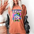 Bruh Baseball Drip Boys Youth Ice Cream Dripping Baseball Women's Comfort Colors T-Shirt Yam Bruh Baseball Drip Boys Youth Ice Cream Dripping Baseball Women's Comfort Colors T-Shirt Yam