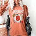Bruh I'm 8 Baseball 8th Birthday Sports 8 Year Old Boy Women's Comfort Colors T-Shirt Yam