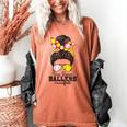 Busy Raising Ballers Softball Messy Bun Baseball Mom Women's Comfort Colors T-Shirt Yam Busy Raising Ballers Softball Messy Bun Baseball Mom Women's Comfort Colors T-Shirt Yam