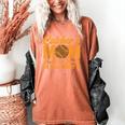 Catcher's Mom And Not Afraid Leopard Baseball Mom Women's Comfort Colors T-Shirt Yam Catcher's Mom And Not Afraid Leopard Baseball Mom Women's Comfort Colors T-Shirt Yam