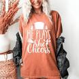 Cheer Baseball Mom Baseball And Cheer Mother Women's Comfort Colors T-Shirt Yam