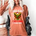My Christmas Baseball Pajama Helmet Santa Xmas Men Boys Women's Comfort Colors T-Shirt Yam