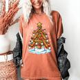 Christmas Baseball Tree Lights Xmas Women's Comfort Colors T-Shirt Yam Christmas Baseball Tree Lights Xmas Women's Comfort Colors T-Shirt Yam