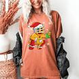 Christmas Gingerbread Man Baseball Player Catcher Women's Comfort Colors T-Shirt Yam Christmas Gingerbread Man Baseball Player Catcher Women's Comfort Colors T-Shirt Yam