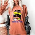 Colombia Baseball Mom Messy Bun Women's Comfort Colors T-Shirt Yam Colombia Baseball Mom Messy Bun Women's Comfort Colors T-Shirt Yam