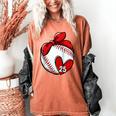 Custom Baseball Mom Number 25 Heart For Mom Mommy Raglan Baseball Tee Women's Comfort Colors T-Shirt Yam