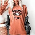 Custom Baseball Mom Number 28 Heart For Mom Women's Comfort Colors T-Shirt Yam