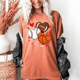 Cute Heart Baseball Basketball Football Valentine Boy Men Women's Comfort Colors T-Shirt Yam Cute Heart Baseball Basketball Football Valentine Boy Men Women's Comfort Colors T-Shirt Yam