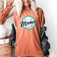 Cute Mama Script Font On Baseball Mom Women's Comfort Colors T-Shirt Yam Cute Mama Script Font On Baseball Mom Women's Comfort Colors T-Shirt Yam