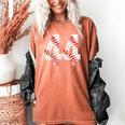 Distressed Baseball Number 44 Jersey Uniform Player Fan Women's Comfort Colors T-Shirt Yam Distressed Baseball Number 44 Jersey Uniform Player Fan Women's Comfort Colors T-Shirt Yam