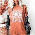 My Favorite Baseball Player Calls Me Pop Pop Women's Comfort Colors T-Shirt Yam