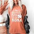 My Favorite Player Calls Me Nona Baseball Player Women's Comfort Colors T-Shirt Yam My Favorite Player Calls Me Nona Baseball Player Women's Comfort Colors T-Shirt Yam