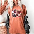 Game Day Baseball Leopard Coquette Bow Mama Mom Sister Women's Comfort Colors T-Shirt Yam Game Day Baseball Leopard Coquette Bow Mama Mom Sister Women's Comfort Colors T-Shirt Yam