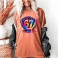Gen Alpha Slang Ice Cream Drip Six Seven 67 Baseball Catcher Women's Comfort Colors T-Shirt Yam
