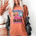 Gender Reveal Baseball Or Bows Daddy Loves You Women's Comfort Colors T-Shirt Yam Gender Reveal Baseball Or Bows Daddy Loves You Women's Comfort Colors T-Shirt Yam