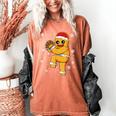 Gingerbread Man Baseball Christmas Women's Comfort Colors T-Shirt Yam Gingerbread Man Baseball Christmas Women's Comfort Colors T-Shirt Yam