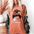 Grandma Life Basketball And Baseball Mom Funny Women's Comfort Colors T-Shirt Yam