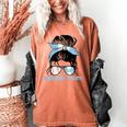 Guatemala Baseball Mom Messy Bun Women's Comfort Colors T-Shirt Yam