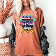 Happy 6733 Days Of School Baseball Drip 100th Day Of School Women's Comfort Colors T-Shirt Yam Happy 6733 Days Of School Baseball Drip 100th Day Of School Women's Comfort Colors T-Shirt Yam