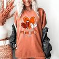 Happy Valentines Day Basketball Baseball Football Boys Women's Comfort Colors T-Shirt Yam Happy Valentines Day Basketball Baseball Football Boys Women's Comfort Colors T-Shirt Yam