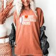 I Heart Hot Baseball Moms Women's Comfort Colors T-Shirt Yam