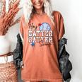 Hey Batter Batter Swing Graphic For Baseball Moms Women's Comfort Colors T-Shirt Yam Hey Batter Batter Swing Graphic For Baseball Moms Women's Comfort Colors T-Shirt Yam