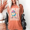 I Hit 100 Days Of School Baseball Ice Cream Drip Boys Girls Women's Comfort Colors T-Shirt Yam