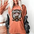 Home Run Baseball Mom Women's Comfort Colors T-Shirt Yam