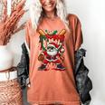 HUGvyn Santa Playing Baseball Ice Cream Drip Christmas Boys Women's Comfort Colors T-Shirt Yam HUGvyn Santa Playing Baseball Ice Cream Drip Christmas Boys Women's Comfort Colors T-Shirt Yam