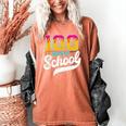 Ice Cream Drip 100 Days Of School Baseball Boys 100th Day Women's Comfort Colors T-Shirt Yam