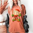 Ice Cream Drip Baseball Christmas Baseball Drip Candy Cane Women's Comfort Colors T-Shirt Yam Ice Cream Drip Baseball Christmas Baseball Drip Candy Cane Women's Comfort Colors T-Shirt Yam