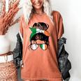 Ireland Baseball Mom Messy Bun Irish Baseball Girl Women's Comfort Colors T-Shirt Yam Ireland Baseball Mom Messy Bun Irish Baseball Girl Women's Comfort Colors T-Shirt Yam