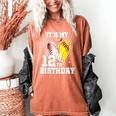 It's My 12th Birthday Baseball Softball Heart 12 Year Old Women's Comfort Colors T-Shirt Yam It's My 12th Birthday Baseball Softball Heart 12 Year Old Women's Comfort Colors T-Shirt Yam