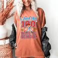 I Just Hit 100 Days Of School Baseball 100th Day Boys Kids Women's Comfort Colors T-Shirt Yam