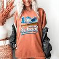 Kid 100 Days Of School Drip Baseball Ice Cream 100th Day Boy Women's Comfort Colors T-Shirt Yam