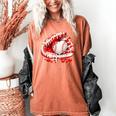 Kid Drip Ice Cream Baseball Heart Catcher Valentines Day Boy Women's Comfort Colors T-Shirt Yam Kid Drip Ice Cream Baseball Heart Catcher Valentines Day Boy Women's Comfort Colors T-Shirt Yam