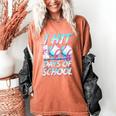 Kids 100 Days Of School 100th Day Baseball Ice Cream Drip Women's Comfort Colors T-Shirt Yam