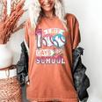 Kids 100 Days Of School Boys 100th Day Baseball Drip Toddler Women's Comfort Colors T-Shirt Yam