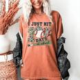 Kids I Just Hit 100 Days Boys 100 Days Of School Baseball Kids Women's Comfort Colors T-Shirt Yam Kids I Just Hit 100 Days Boys 100 Days Of School Baseball Kids Women's Comfort Colors T-Shirt Yam