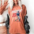 Kyle Tucker Los Angeles D Baseball Players MLBKYT204M Women's Comfort Colors T-Shirt Yam